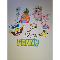 KIT DE TOPPERS BOB L'EPONGE