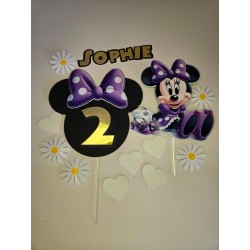 KIT DE TOPPERS MINNIE VIOLETTE